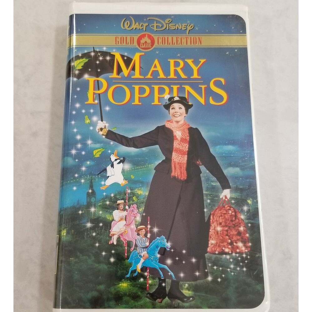 mary poppins walt disney gold collection vhs 2000